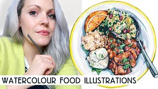 All I Know About Food Illustration | Q&A   Speedpaint