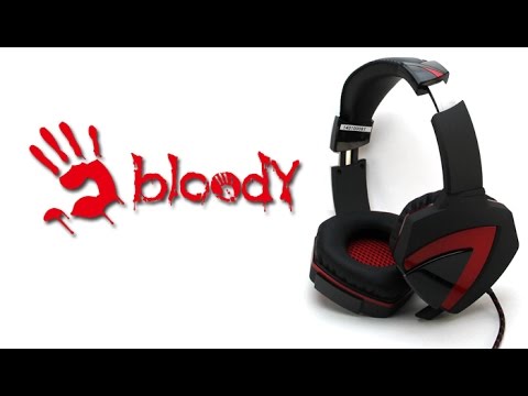 Распаковка игровой гарнитуры A4tech Bloody G501 Unboxing