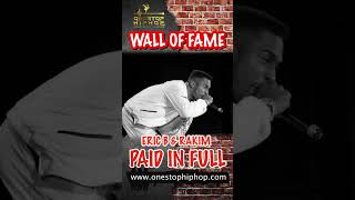 ERIC B & RAKIM PAID IN FULL 2 ALL-TIME GREAT RAP ALBUMS - The One Stop Hip Hop Wall Of Fame #hiphop