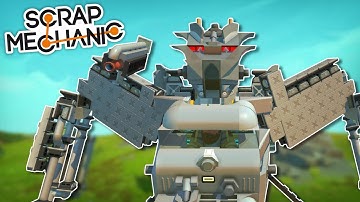 Incredible Transformer Helicopter, Epic Battle Ship and MORE! - Scrap Mechanic Best Builds