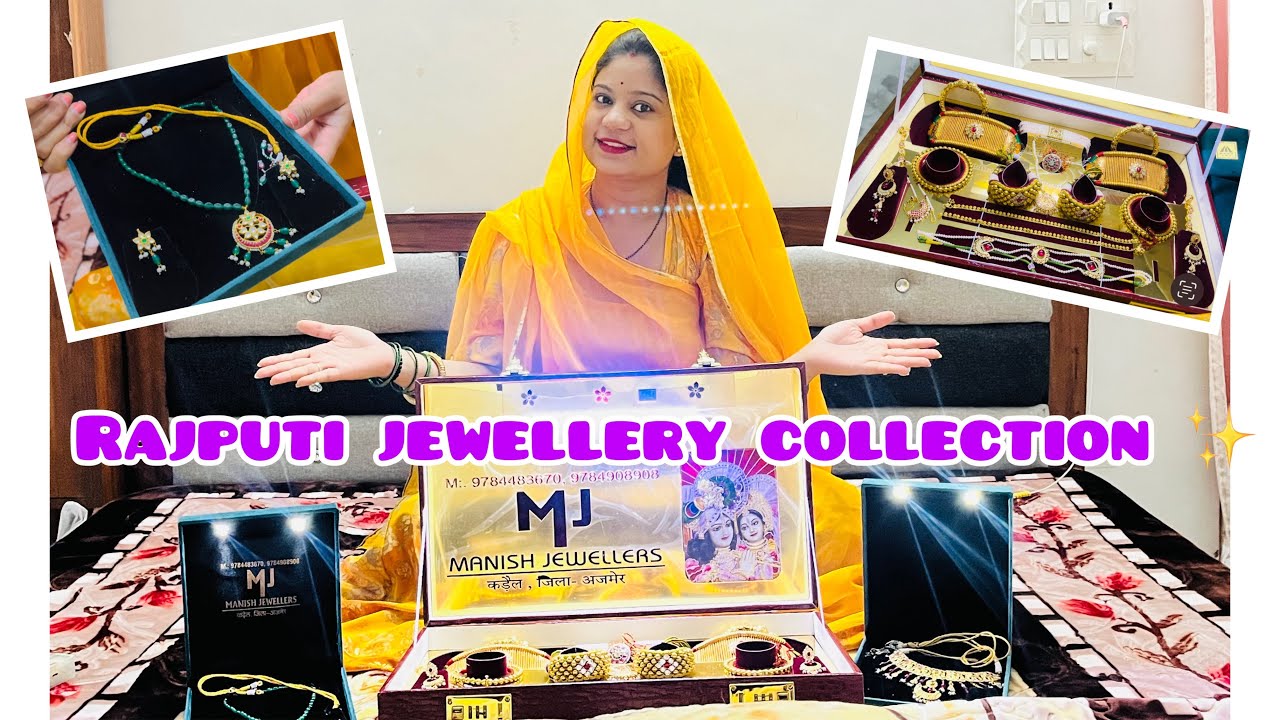 MY RAJPUTI JEWELLERY COLLECTION 🪷💛 || JEWELLERY FROM MANISH JEWELLERS ✨ #jewellerydesign #rajputi