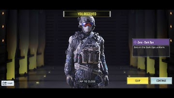 Free Epic Operator Skin ZERO - DARK OP | CYBER ATTACK EVENT |Call of Duty Mobile