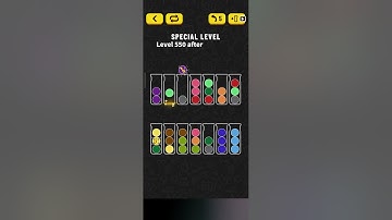 Ball Sort Puzzle Special Level after Level 550 / Lock Ball and Key Ball and Question Mark Ball