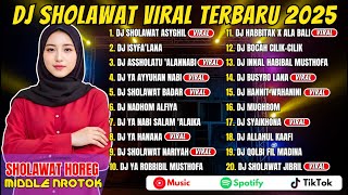 KUMPULAN SHOLAWAT PENARIK REZEKI, FULL ALBUM DJ SHOLAWAT TERBARU 2025! BASS GLER HOREG