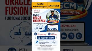 Evening 8pm to 9 PM ....New Oracle Fusion SCM Consultant Demo #oraclefusion #scm
