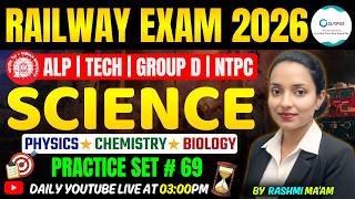 RRB Group D 2026 Science Practice Set #69 |  RRB Group D NTPC Science Mix Practice Set | RRB Science