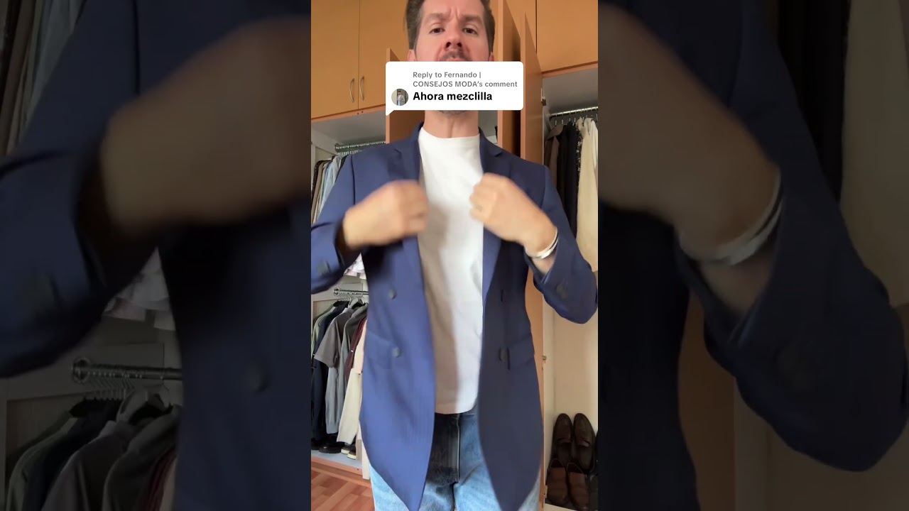 COMBINACIÓN BLAZER pantalón jeans 