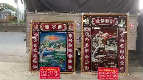 Báo giá 2 tấm tranh thờ khảm ốc xà cừ cao cấp: 12-8-2022