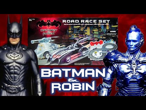 Batman & Robin Road Race Set 1997 (Retro Review) - YouTube