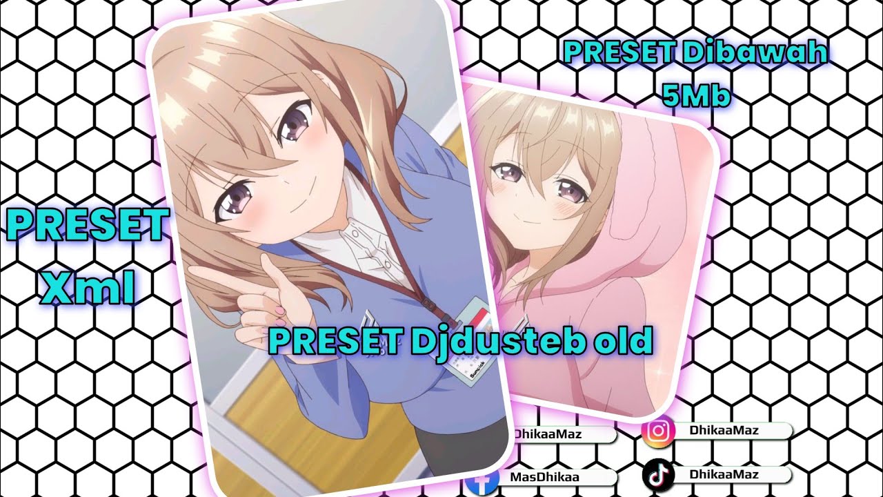 2PRESET 2STYEL Djdusteb😹 Ukuran 916&11😹Foto Katase Shiori😾 YouTube