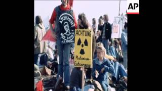SYND 13 3 77 DEMONSTRATION AGAINST NUCLEAR DUMPING GROUND