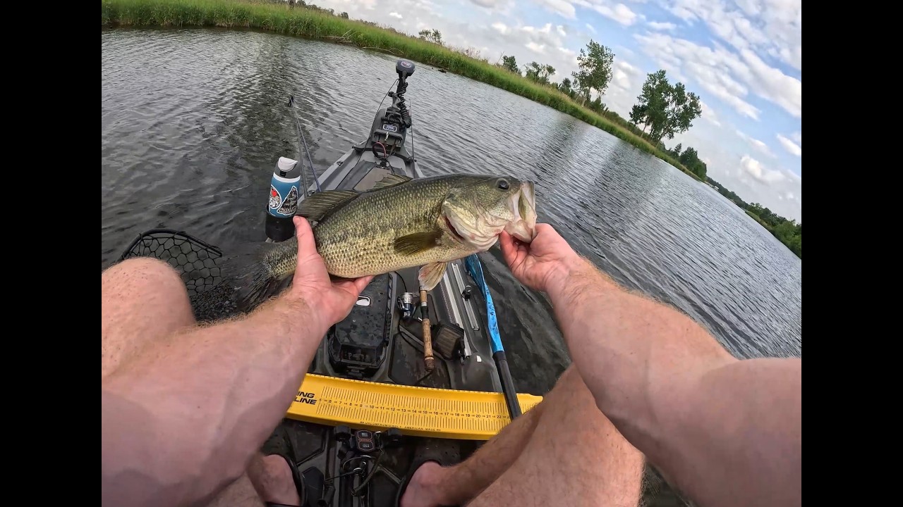 Iowa Bass Fishing in Mississippi Backwaters