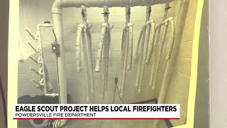 Upstate teen uses Eagle Scout project to help firefighters