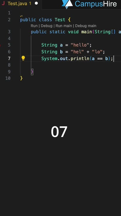 Java Strings- Guess the output #javafullstackdevelopercourse - YouTube