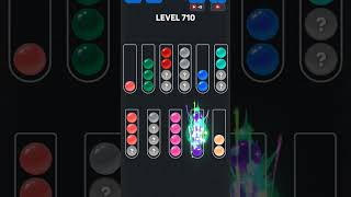 Ball Sort Puzzle nível 710 #games #puzzle #gaming #level #automobile #colors #pop #gameplay #gamer