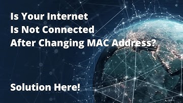 Internet Is Not Working After Changing MAC Address | Solution here | Linux | Ethical Hacking Course
