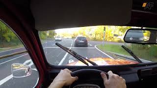 Citroen 2CV POV drive (coutry roads & highway, no talking - just drive)