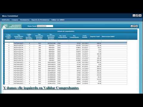Validación de Comprobantes