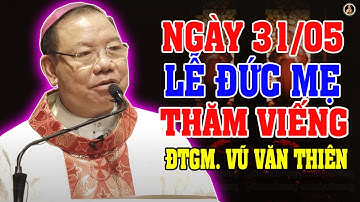 (NGÀY 31/05) LỄ ĐỨC MẸ THĂM VIẾNG | BÀI GIẢNG SÂU SẮC CỦA ĐTGM GIUSE VŨ VĂN THIÊN