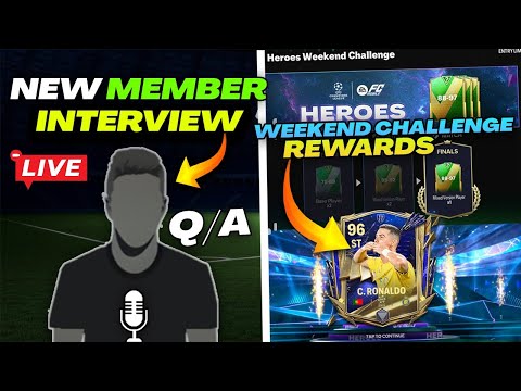 NEW MEMBER INTERVIEW - Q/A | WEEKLY CHALLENGE MODE OP???!!! TESTING TIMES IN DR