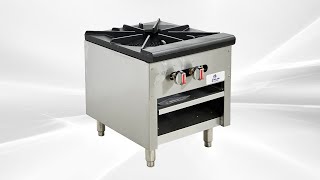 NSF 18 inches Stock Pot Range 1 Burner Bench top single head gas cooker Commercial soup cooker HS-1