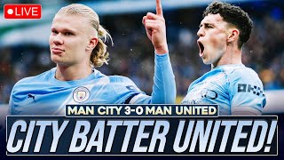 Thumbnail for HAALAND & FODEN BATTER UNITED! | MANCHESTER CITY 3-0 MAN UNITED | MATCH REACTION