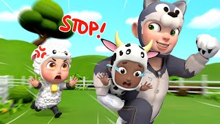 catch the thief fun story old macdonald song rosoo nursery rhymes for kids