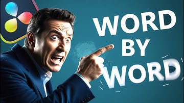 🚀 Domina la Animación de Texto PALABRA a PALABRA en DaVinci Resolve: ESENCIAL para PRINCIPIANTES