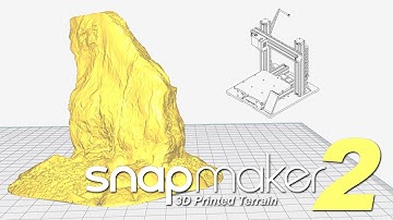 3D Printing Terrain on the Snapmaker 2.0 A350 - Live stream relaxing music
