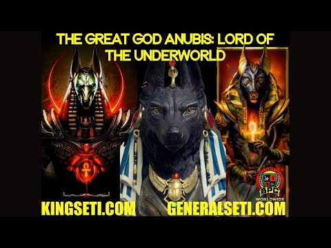 THE GREAT GOD ANUBIS LORD OF THE UNDERWORLD #GeneralSeti #SaraSutenSeti 