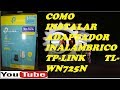 COMO INSTALAR UN MODEN ADAPTADOR WIFI INALAMBRICO