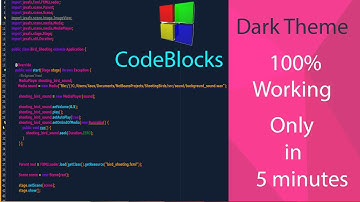 How to install Code Blocks dark theme😍 I Bangla tutorial 💯 with ENGLISH subtitles😉