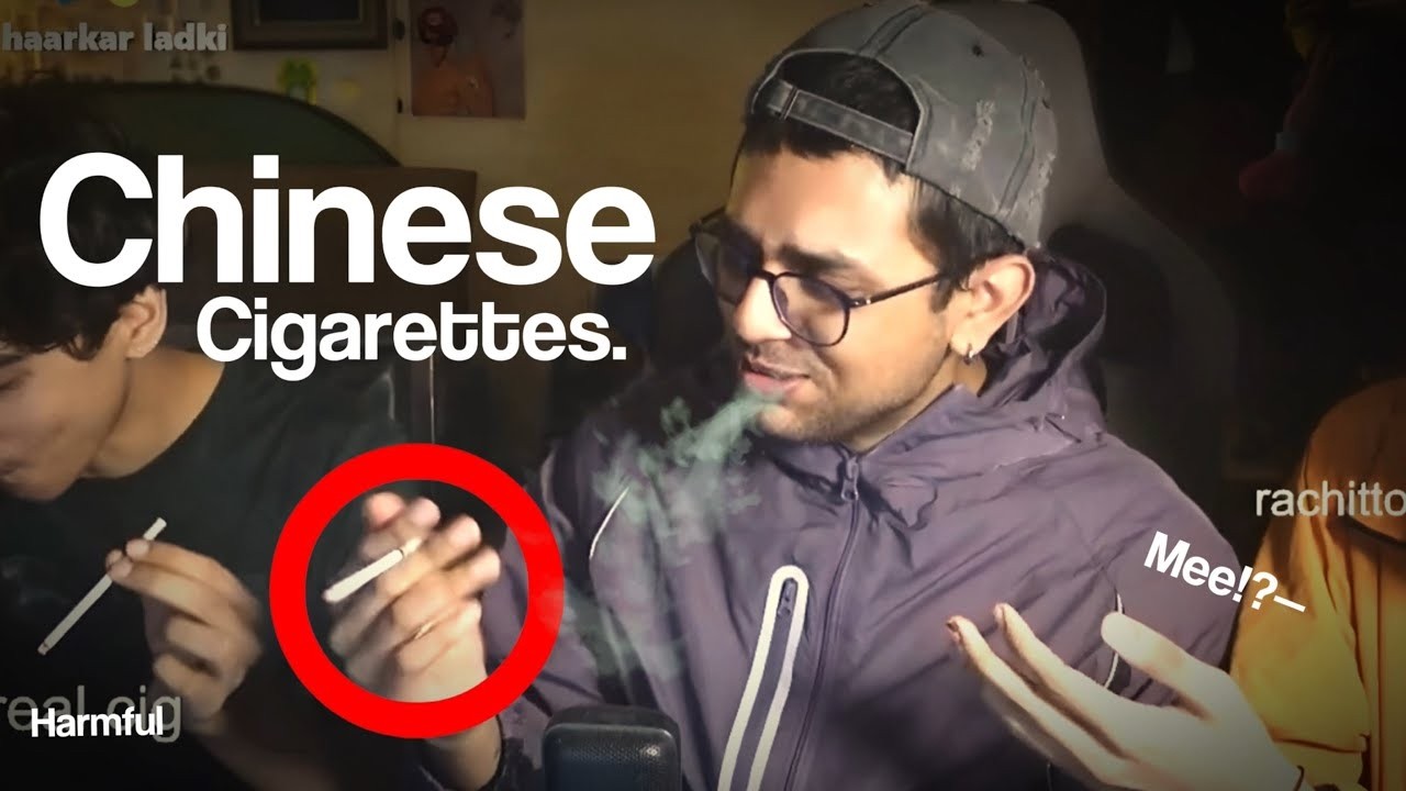 @rachitroolive Tries Chinese Cigarettes 🇨🇳?? ft. @deskshow9000