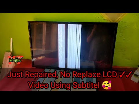 cara memperbaiki bar vertikal pada layar LED TV cara memperbaiki bar vertikal pada layar LED TV