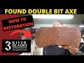 Found double bit axe restoration