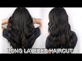 How To CUT a LONG LAYERED Haircut on Long Hair | How to Cut ANGLES in a Face Frame | Maxine Glynn