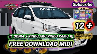 SH4RE SAMPLE TELOLET BASURI SONIA X RINDU AKU RINDU KAMU ~ 12 KNOT FREE DOWNLOAD MIDI