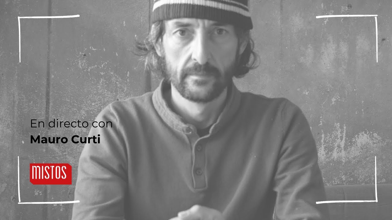 En directo con Mauro Curti, presentando 
