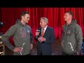 Tom Brady & Matt Ryan Face Off Interview | NFL Network | Super Bowl LI Opening Night