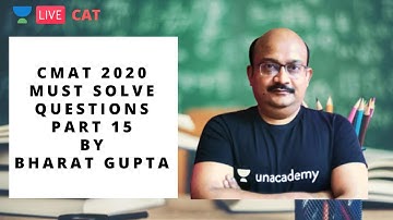 CMAT 2020 | Must Solve Questions | Part 15 by Bharat Gupta