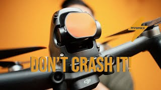 DJI FPV Drone Freewell ND Filter Test and a Big Crash 😭