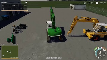 FS19 Console New Mod: Excavator Liebherr 902 Pack