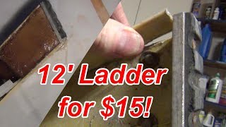 How to Repair a Fiberglass Ladder   if you must