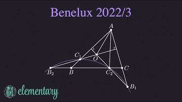 A short geometry problem from the Benelux Math Olympiad