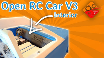 OpenRC Car V3 - Interior - 3DModeling + 3DPrinting + DIY (Part3/3)