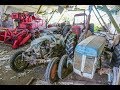 Abandoned Farmhouse with many old tractors!