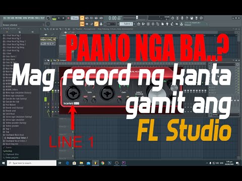 Video: Paano Mag-record Sa Fl Studio