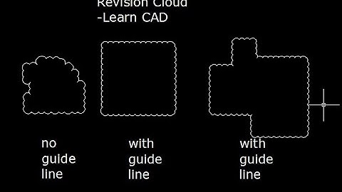 How to create Revision Cloud in autocad