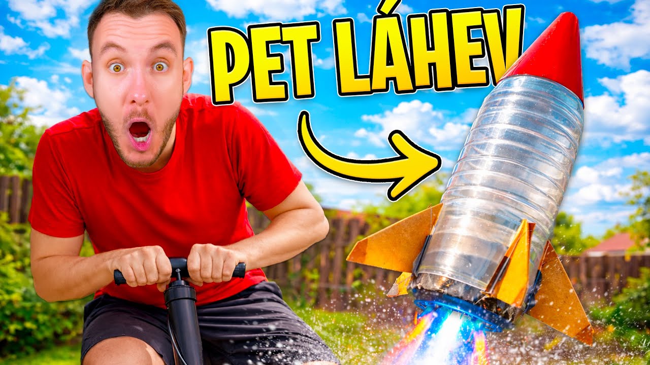 STAVÍM RAKETU Z FLAŠKY! 🚀| Basement To The Sky