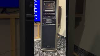 COLUMBIA UDCV-1000 & CVK-1000 50 Disc VCD Karaoke System & Cassette Player Made in Japan 1995
